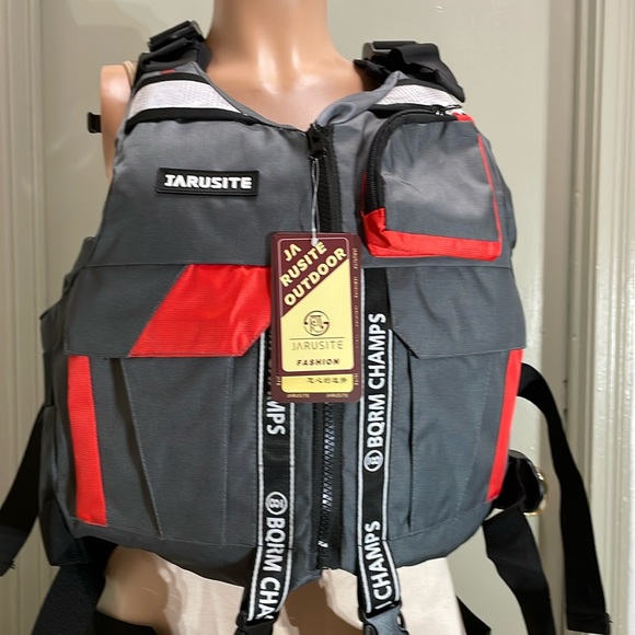 Jurasite Impact Jacket, Wakeboard Vest for Fishing Sailing Surfing Boating New - Picture 11 of 17